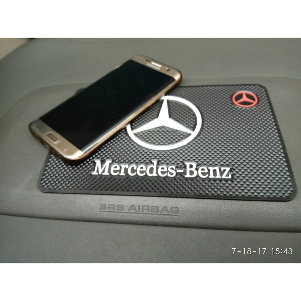 Dashmat anti slip sticky pad HP dashboard mobil MERCY MERCEDES BENZ A B C E Class CLS CLK SLK CLA ML