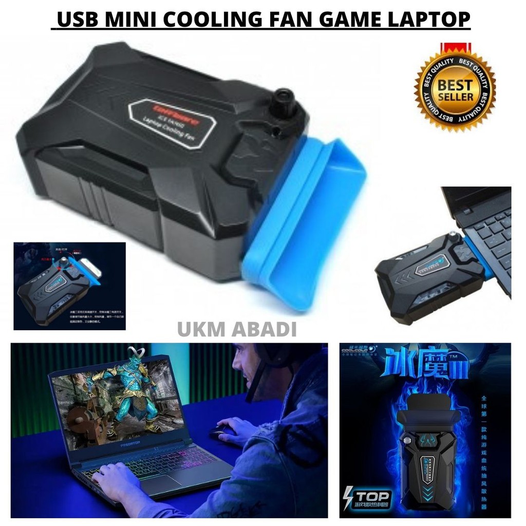 Super Vacuum Cooling Fan  Universal Game Laptop Universal USB 111130