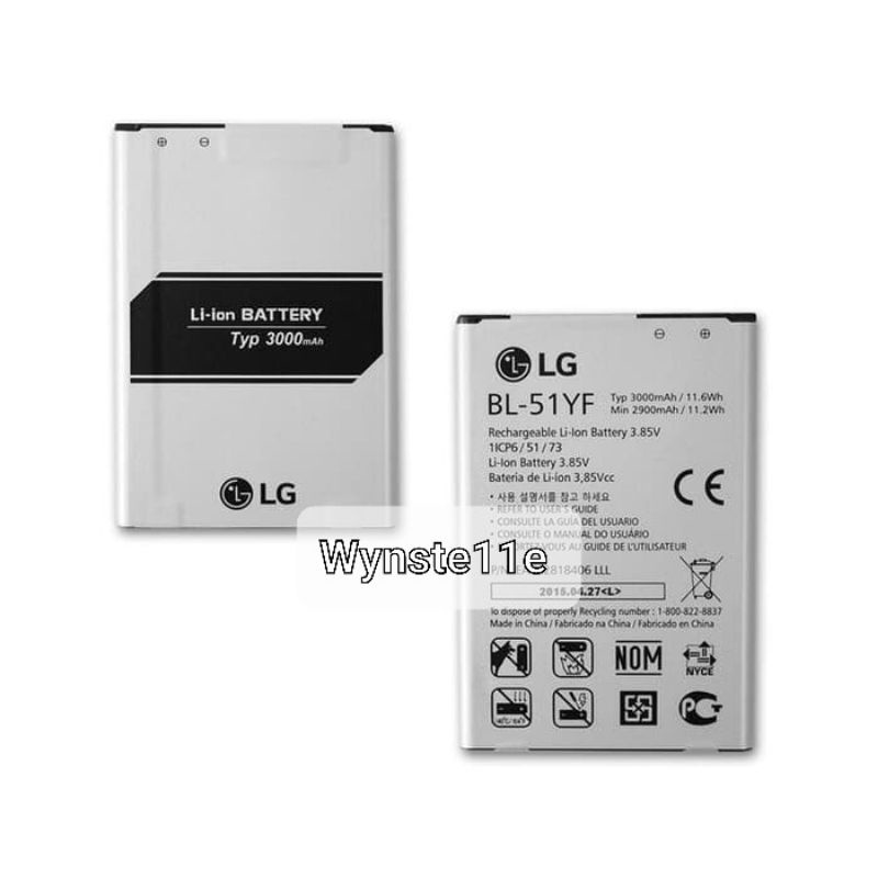 LG G4 - Baterai LG G4 H815 H810 - LG G4 STYLUS H540 H631 BL51YF Battery Batre Batu Batrei HP Lg G4 G