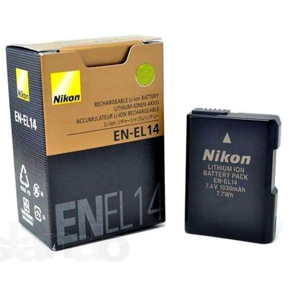 Baterai EN-EL14 Kamera DSLR Nikon D3100 D3200 D5100 D5200 1500mAh ENEL14 MH24 MH-24