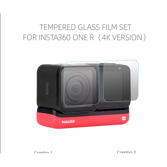 Sunnylife HD Tempered Glass for Insta360 One RS 1 inch 360 Panorama