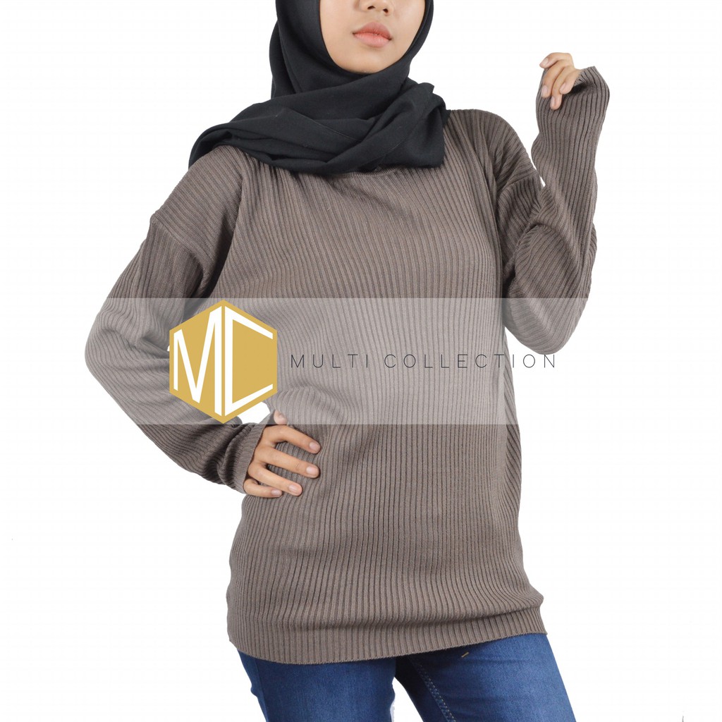 BOXY ABG PREMIUM - Baju Rajut Korea - Sweater Rajut Wanita - boxy sweater - sweater oversize - Rajut-BURGUNDY