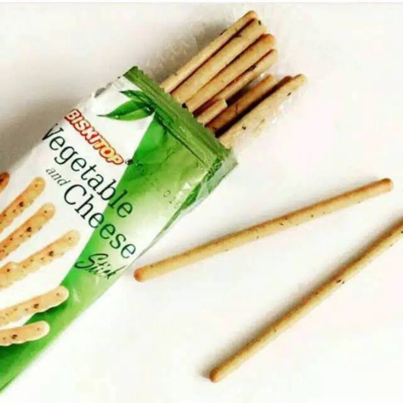 

Biskitop Biskuit Stik 60gr Vegetable&Cheese Stick / Sesame Stick