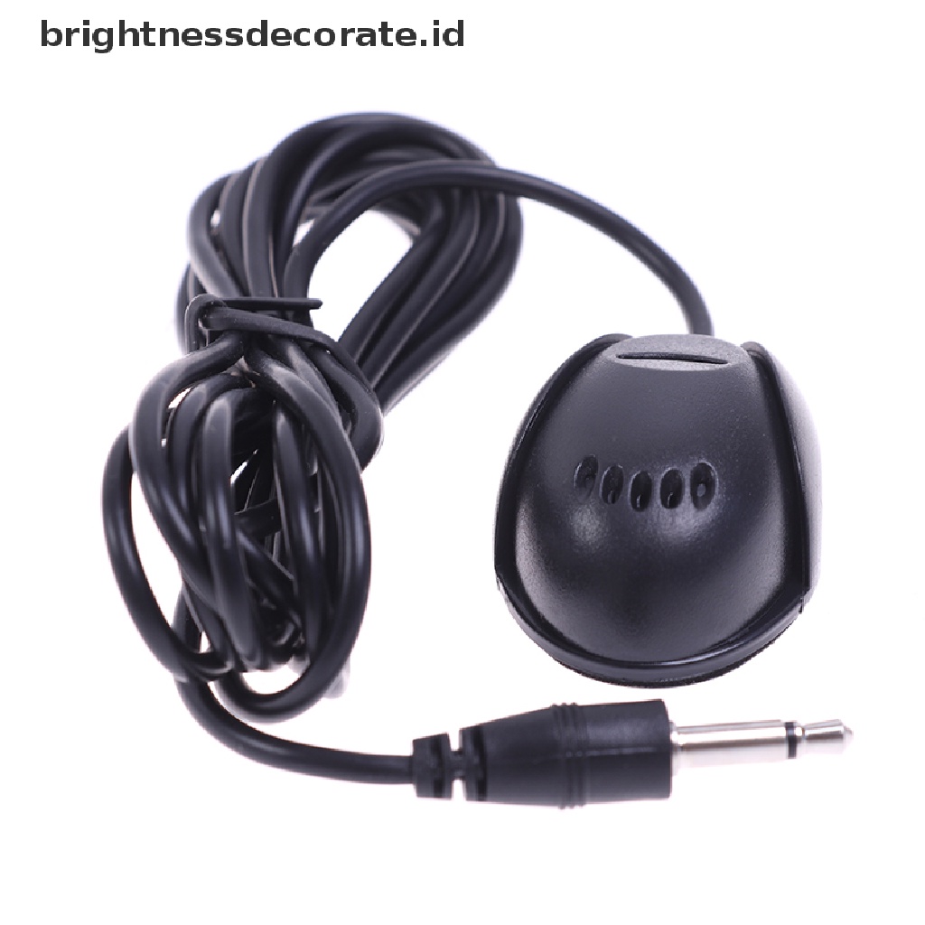 Mikrofon Eksternal Mini Dengan Kabel Dan Jack 3.5mm