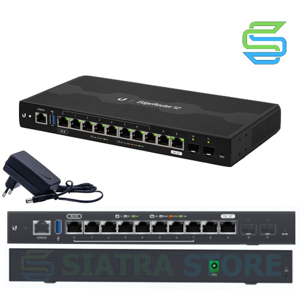 Ubiquiti ER-12 Edge Router 10Port + 2Port SFP Gigabit