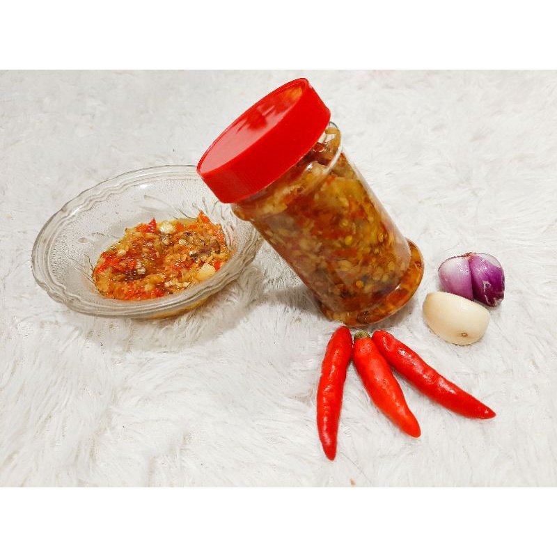 

Sambel SETAN | SAMBEL BLEDEK by Nasi Kulit Shanaya kemasan 150ml