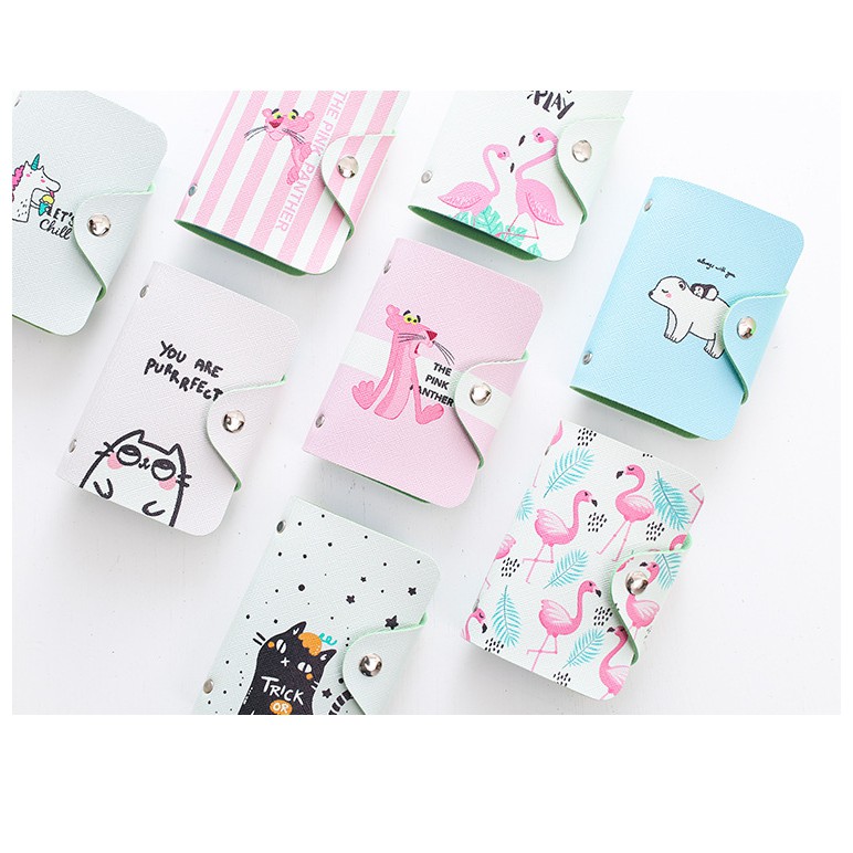 DW-111 Dompet Kartu Karakter Lucu Imut 20 Slot Kartu