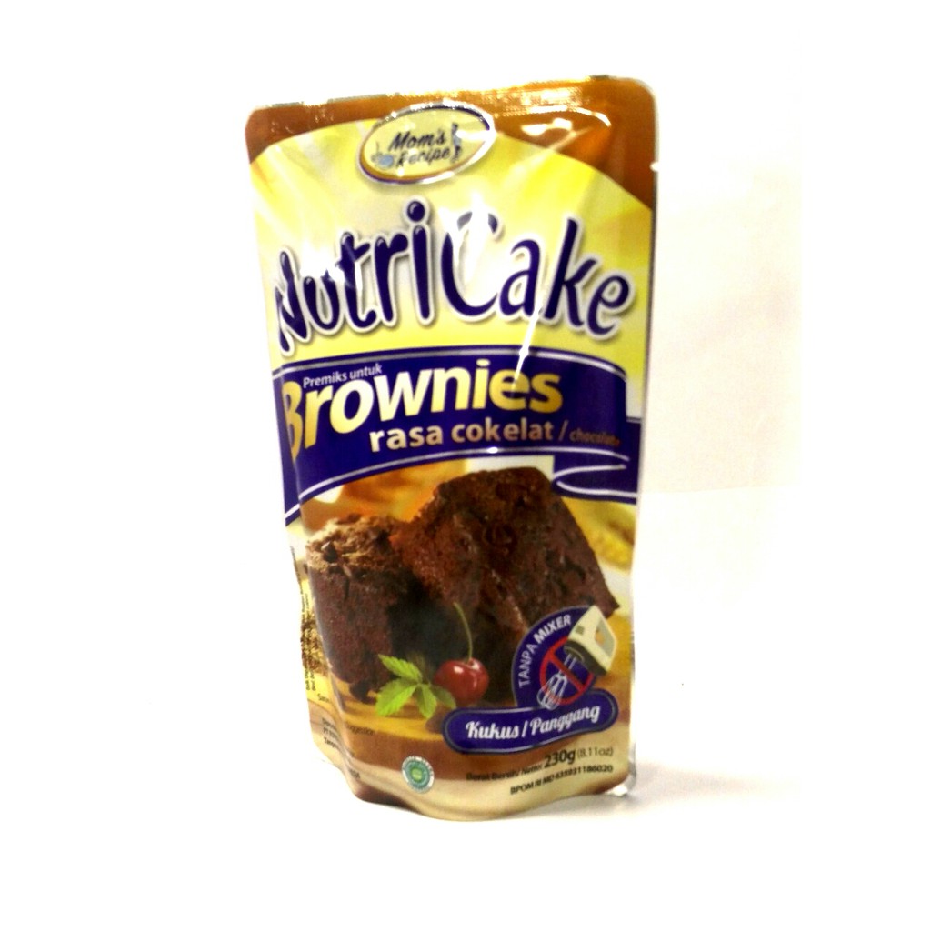 

NUTRICAKE Brownies Rasa Cokelat 230 Gr