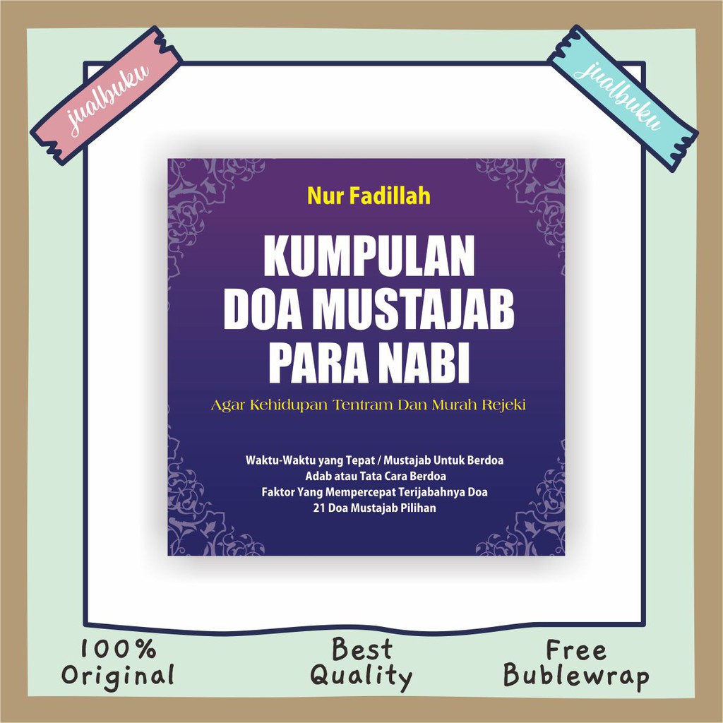 Jual KUMPULAN DOA - Doa Mustajab Para Nabi | Shopee Indonesia