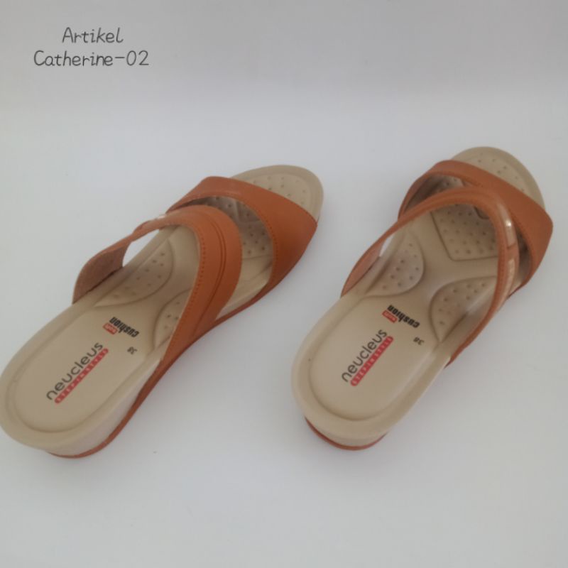 Sandal wanita wedges//nucleus//artikel CATHERINE-02