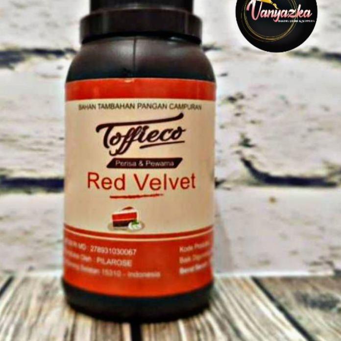 

BISA ✨COD✨ Pasta/Perisa Makanan Red Velvet Toffieco 100gr !!!