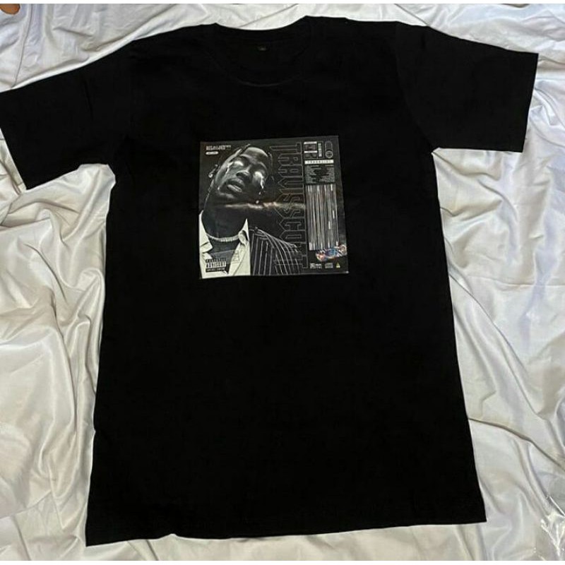 Travis BW Black Tshirt