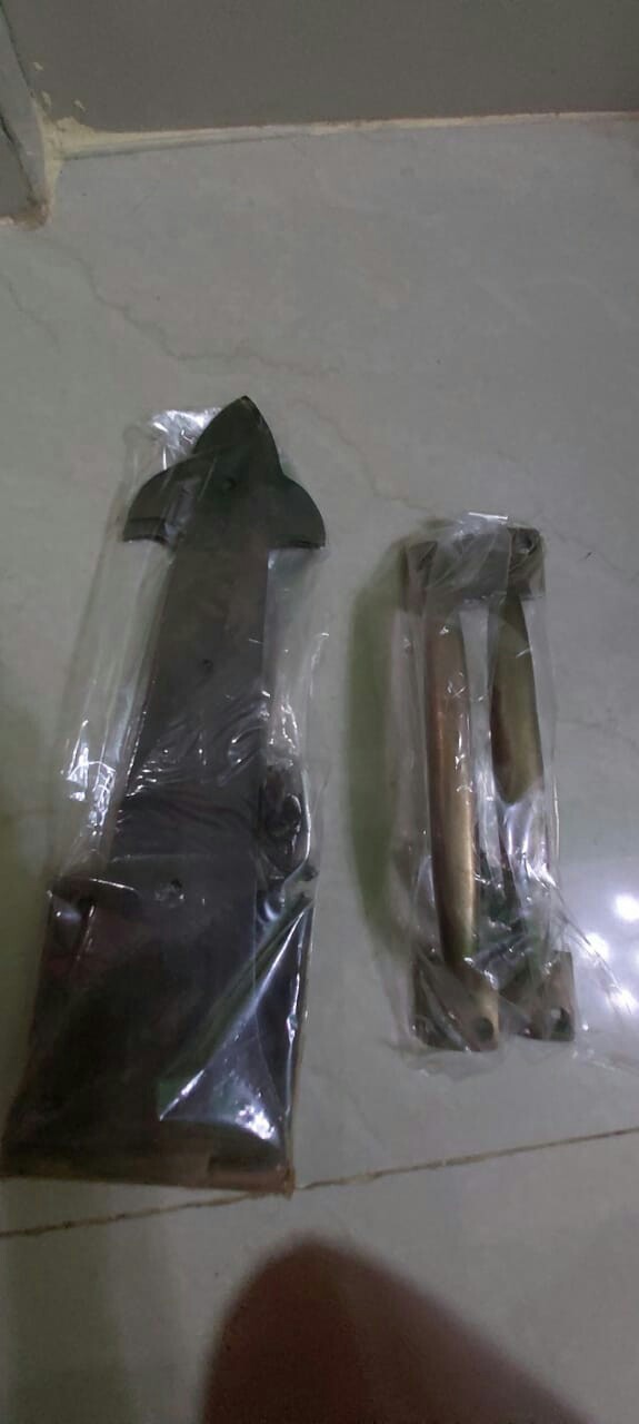 Engsel Peti Kuningan Antik Murah Motif Panah 33cm