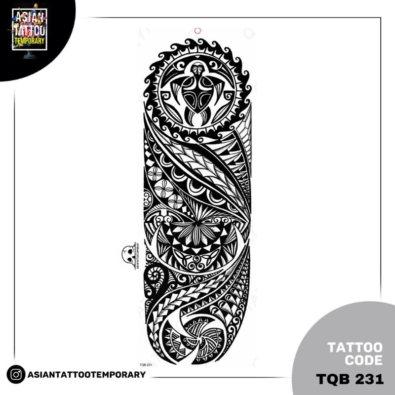 TATTO TEMPORER TATO SEMENTARA /Desain TRIBAL Dribal/TERLARIS/COCOK UNTUK PARTY JALAN JALAN ACARA DLL