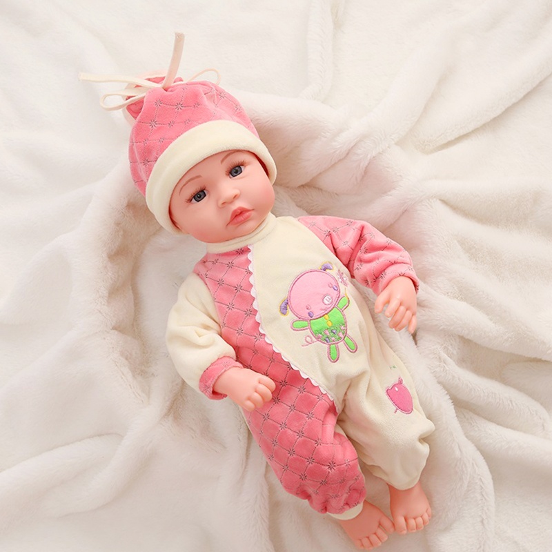 Mary Reborn Baby for Doll Boy Baju Anak Laki-Laki Untuk 47cm Newborn Baby for Doll Plush Hat Bodysu