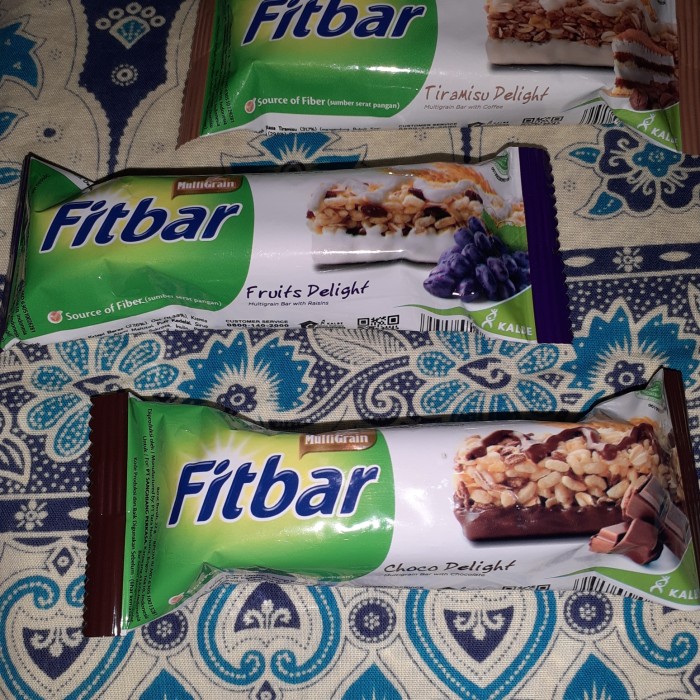 

Fitbar Multigrain All 22gr Tiramisu Makanan sereal sarapan pitbar gandum utuh bergizi tinggi fit bar