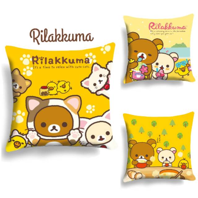 BANTAL SOFA PRINT MOTIF RILAKUMA SERIES 40X40 CM