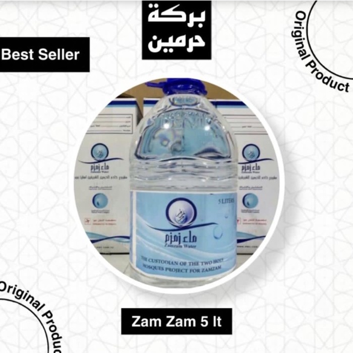 AIR ZAM ZAM ASLI 5 LITER/ AIR ZAMZAM ASLI 5 LITER/ ZAM-ZAM 5 LITER