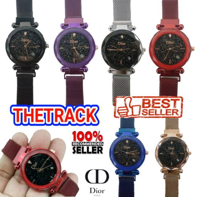 JAM TANGAN DIOR MAGNETIC DR928 / JAM DIOR STAINLESS MAGNET FASHION WANITA ST