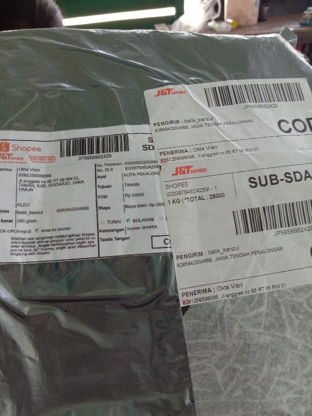 Bswart Batik Hrb026 Kenongo Hem Pendek Padi Pekalongan M L Xl Batik Pria Murah Modern Grosir