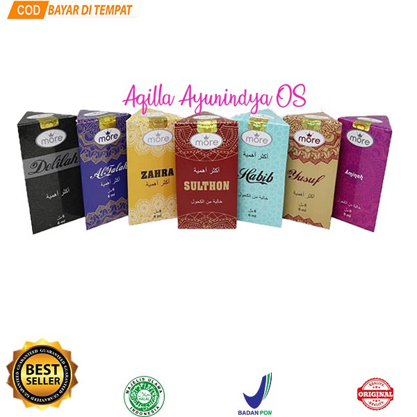 MORESKIN PARFUM NASA 6ML NON ALKOHOL (MPHAB,MPSUL,MPZAH,MPFAL,MPYUS,MPAMI,MPDELI)