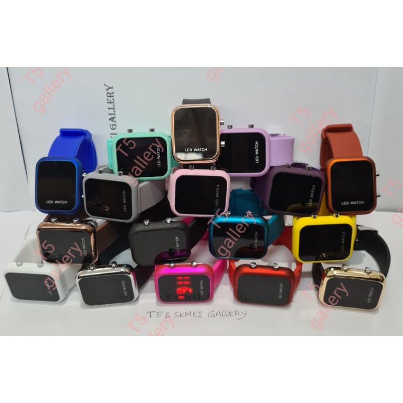 Jam Led watch 1271 original free gift box