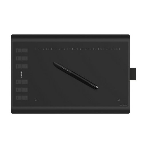 Huion New 1060 Plus Pen Tablet Alat Desain Grafis CO75 CN Comp