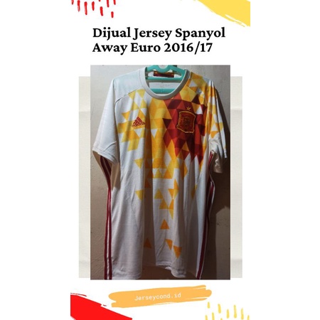 JERSEY (SECOND) SPANYOL AWAY EURO 2016/17