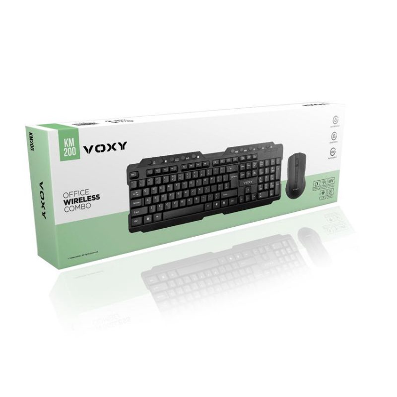 keyboard mouse wireless voxy km 200 eco series. wireless keyboard + mouse gaming. keyboard + mouse wireless gaming