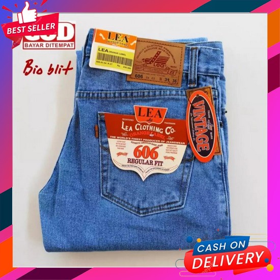 Celana Jeans Pria Pensil Cowok Slimfit Jeans Cowok Skinny Jins Celana Jeans Pria Lea 606 Original St