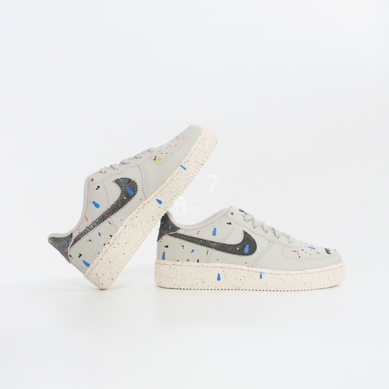 Air Force 1 Low Paint Splatter Light Bone