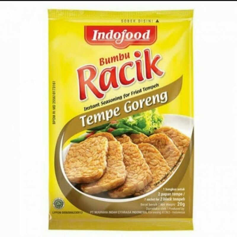 

INDOFOOD RACIK TEMPE GORENG 20GR