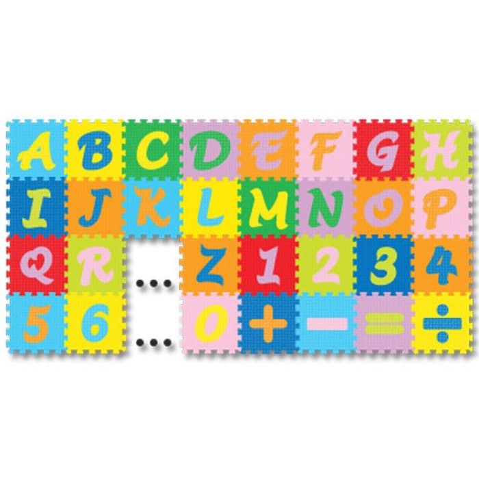 Matras Alas Lantai Karpet Puzzle Evamat Unimats - ABJAD MINI