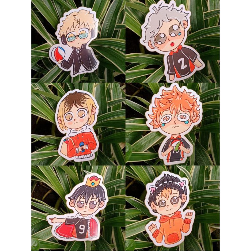 Jual Haikyuu Sticker Pack Sticker Anime Haikyuu Sticker Haikyuu Chibi Indonesiashopee Indonesia 5434