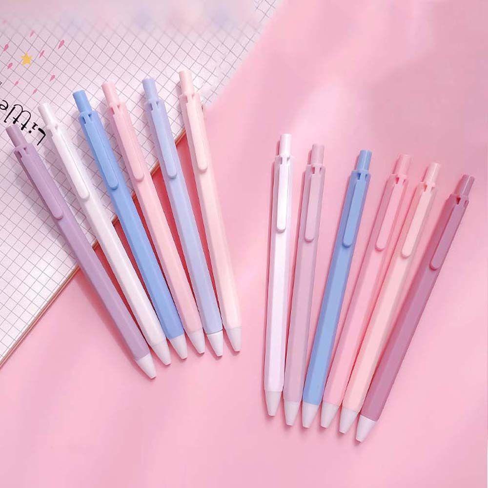 Lanfy Gel Pen Unisex|Pulpen Warna 0.5mm Hadiah Anak Pulpen Netral