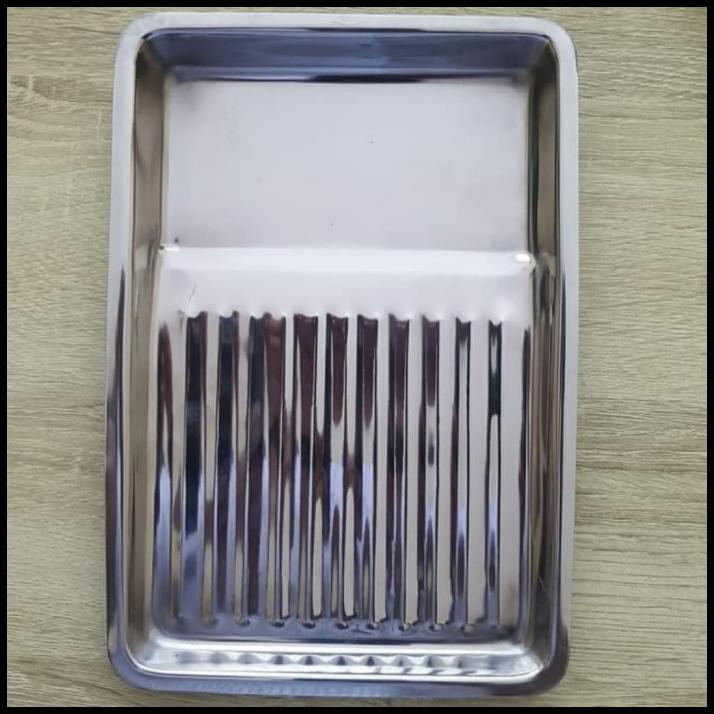Dental Instrument Nierbeken Besar Tray Bergelombang Tray Datar