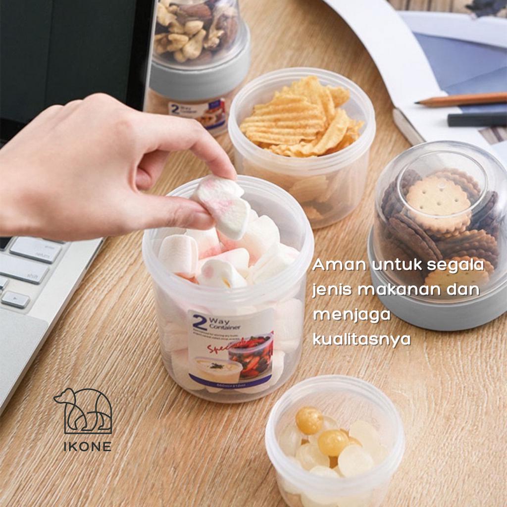 【IKONE】DUWO Tempat Penyimpanan Makanan Kedap Udara Botol Portable Container Bottle Model 2 Tingkat 150ml/330ml 310ml/560ml