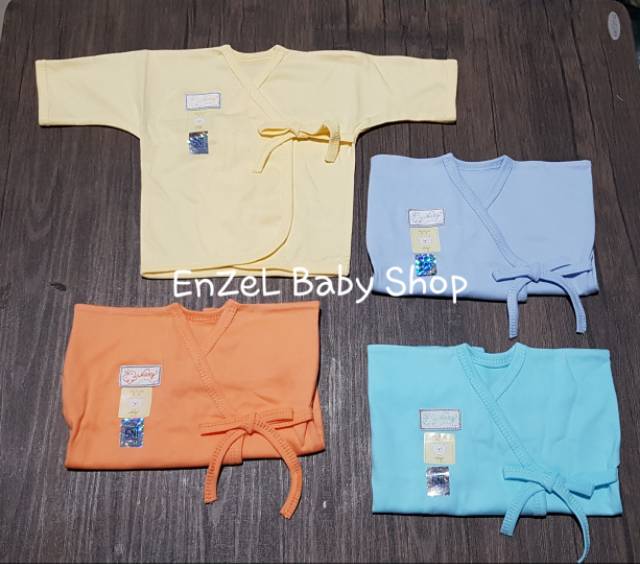 Baju Kimono bayi Tangan Panjang size Newborn / Baju Bayi NARY / Premium Cotton / SNI-4