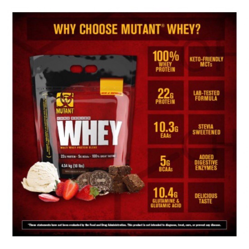 MUTANT WHEY PROTEIN 10 LBS SUPLEMEN SUSUFITNESS FITNESS TINGGI PROTEIN GYM KESEHATAN MAKANAN ISOLATE