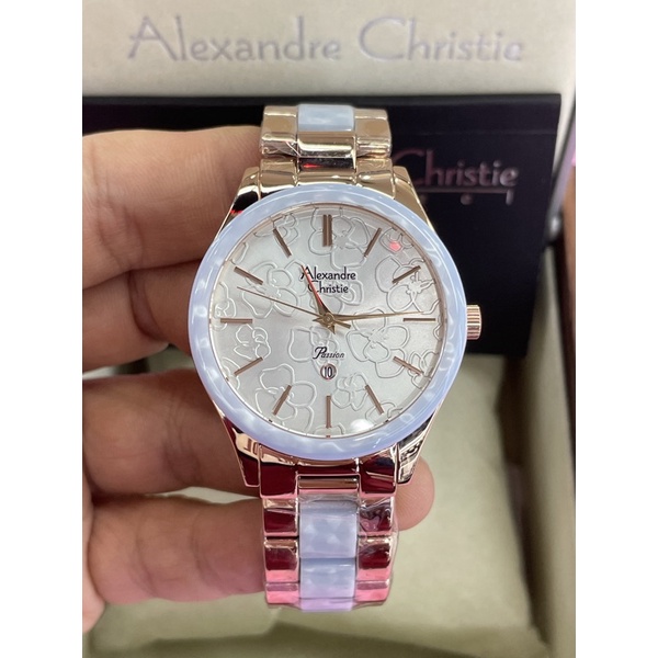 alexandre christie 2992ld wanita rosegold biru