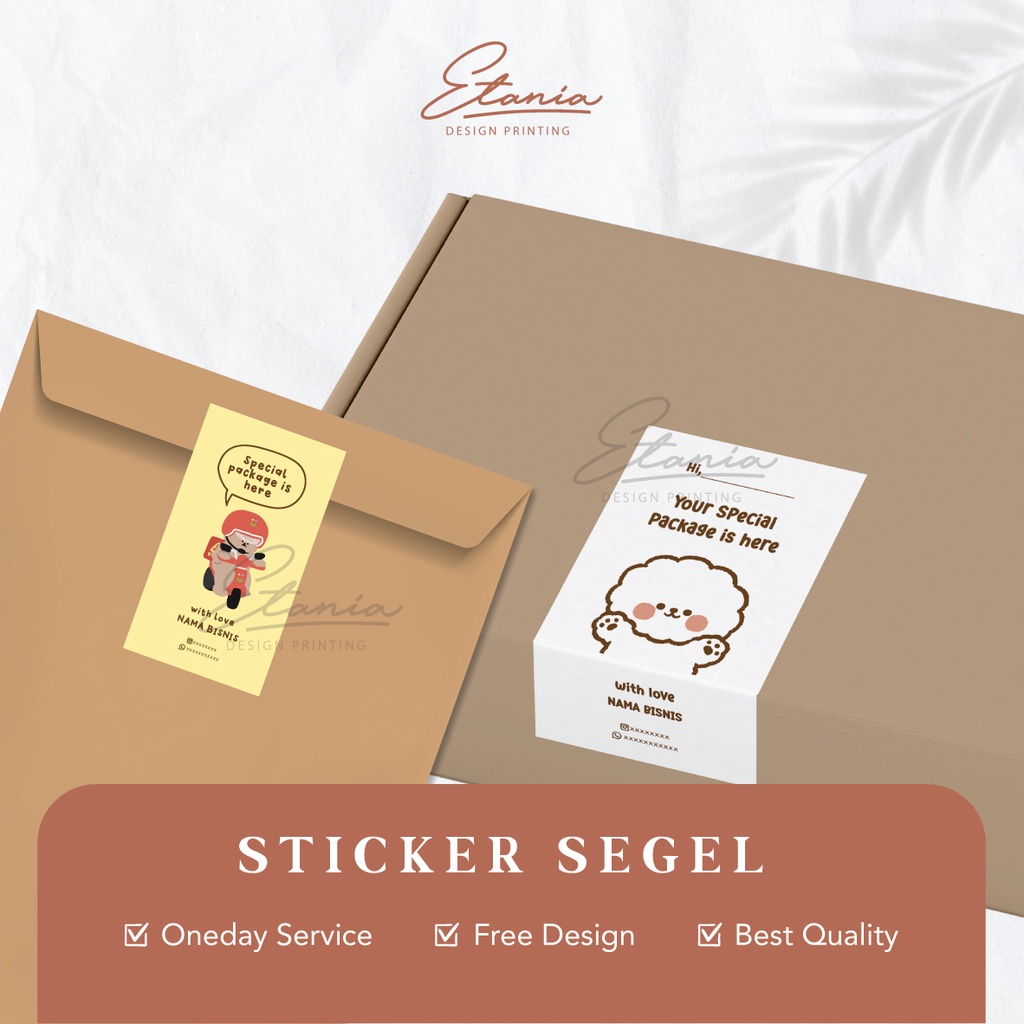 

Sticker segel packaging sticker packing sticker box packaging sticker segel custom sticker