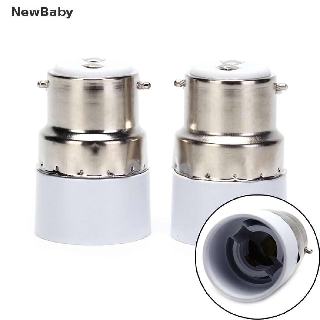 Newbaby Adapter Konverter Fitting Lampu Bohlam B22 Ke E14