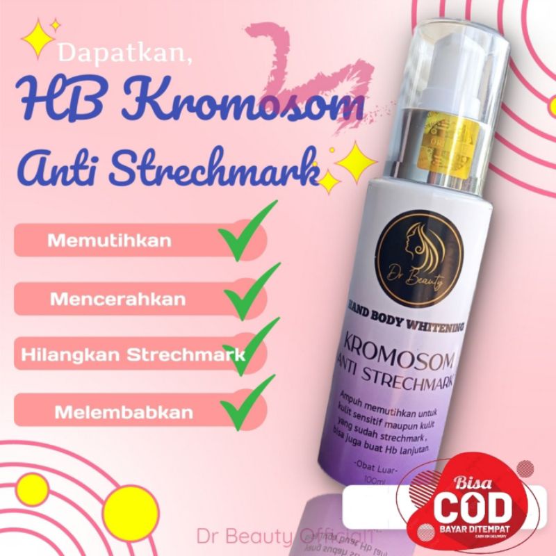 Handbody Baccarat BCC Kromosom Anti Strechmark / HB lanjutan / Hb Dosting Untuk Kulit Sensitif BPOM &amp; Original