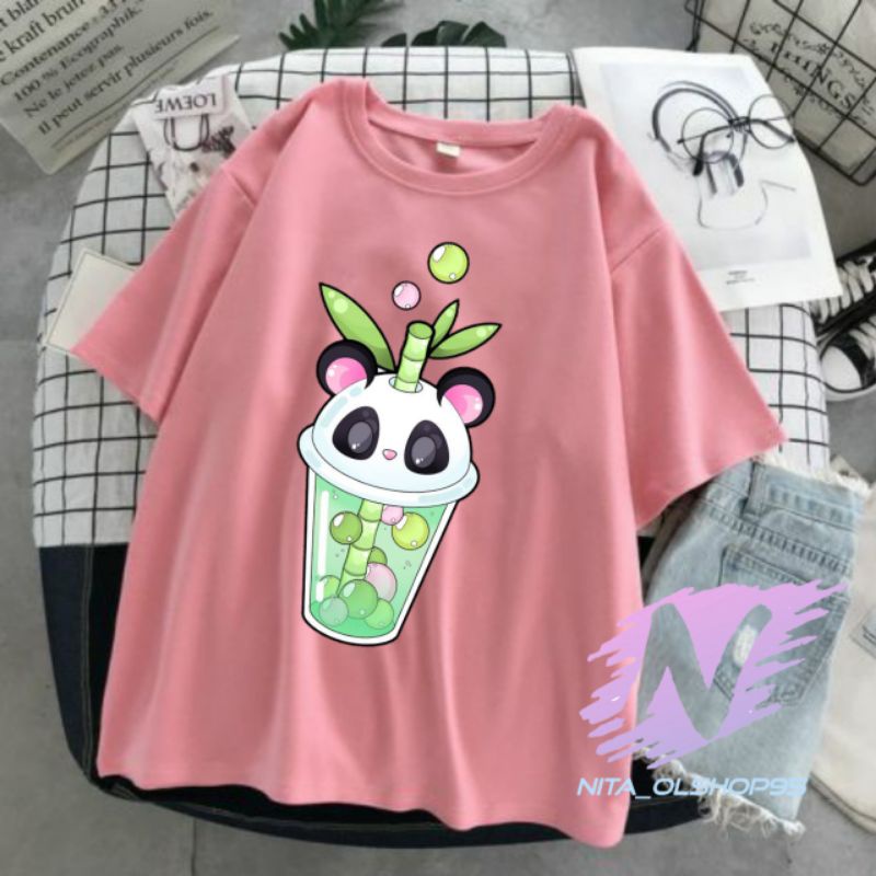 kaos anak animasi Boba panda