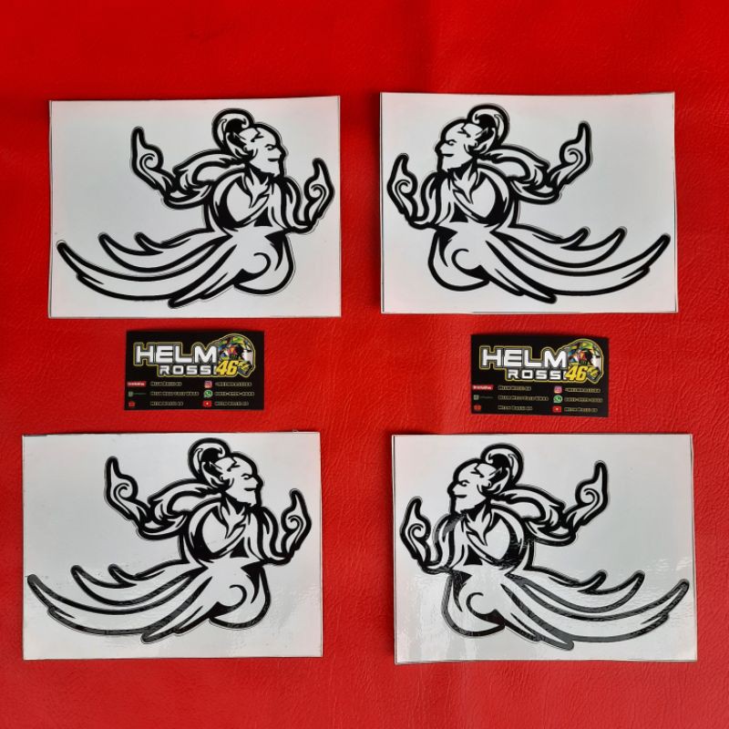 [COD] STICKER HARYANTO - WAYANG - BIMA - 1 pasang 2 pcs variasi