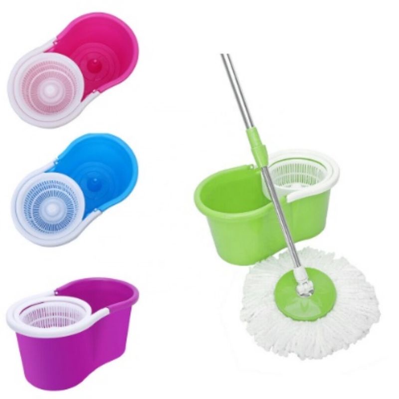 [ ABJ ] Alat Pel Lantai Super Praktis Spin Mop Super - Alat Pel Lantai Ultra Pel Putar Serbaguna Spin Mop