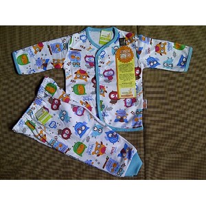 Baju Bayi Laki-laki / Perempuan New Born Velvet Junior Setelan Panjang