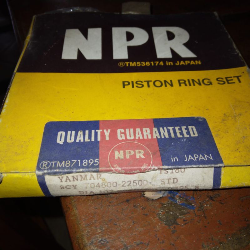 RING PISTON YANMAR TS180 TF155. RING SEKER YANMAR TS180 TF155