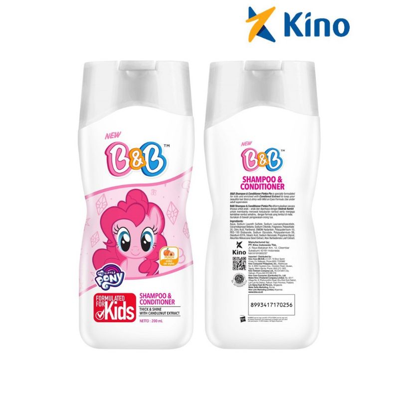 B&amp;B Kids Shampoo &amp; Conditioner 200ml