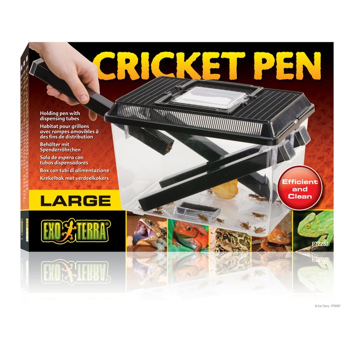 

Promo Exo Terra Cricket Pen/Holding Pen With Dispensing Tube Large (PT2287) Murah
